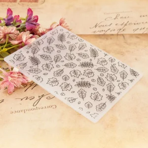 Leafy Foliage Embossing Folders Floral Corner Decorative Embossing Folders 3