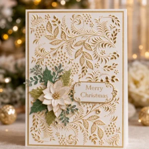 Berry Branch Floral Embossing Folders 1