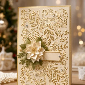 Berry Branch Floral Card Embossing Folders 2