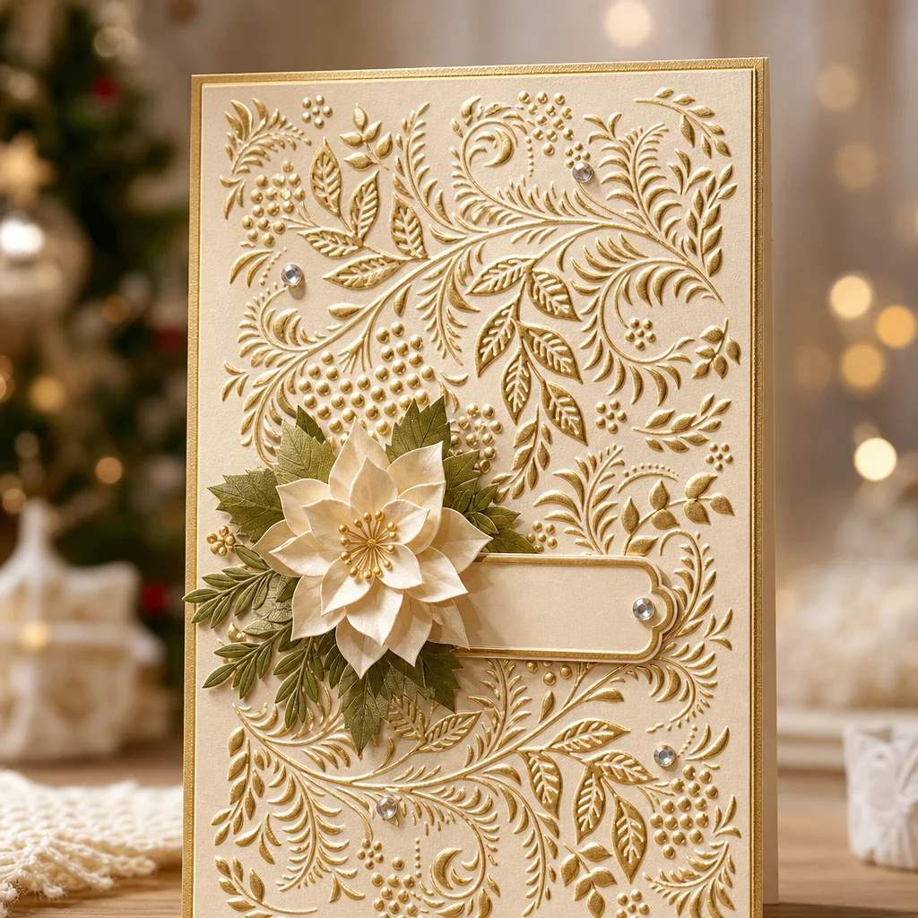 Berry Branch Floral Embossing Folders Berry Branch Floral Card Embossing Folders 2