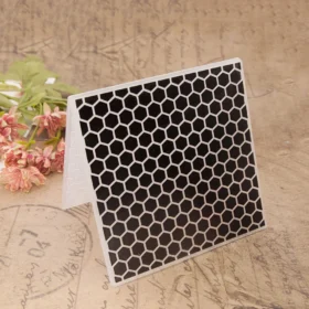 Hexagon Honeycomb Embossing Folders