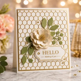 Hexagon Honeycomb Embossing Folders