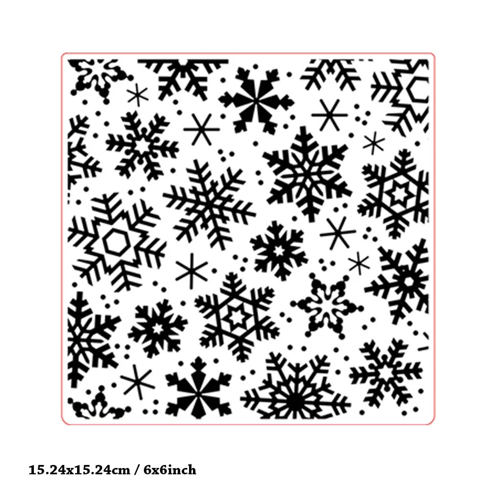 Snowflake Flurry Embossing Folders 4 Snowflake Flurry Embossing Folders 4