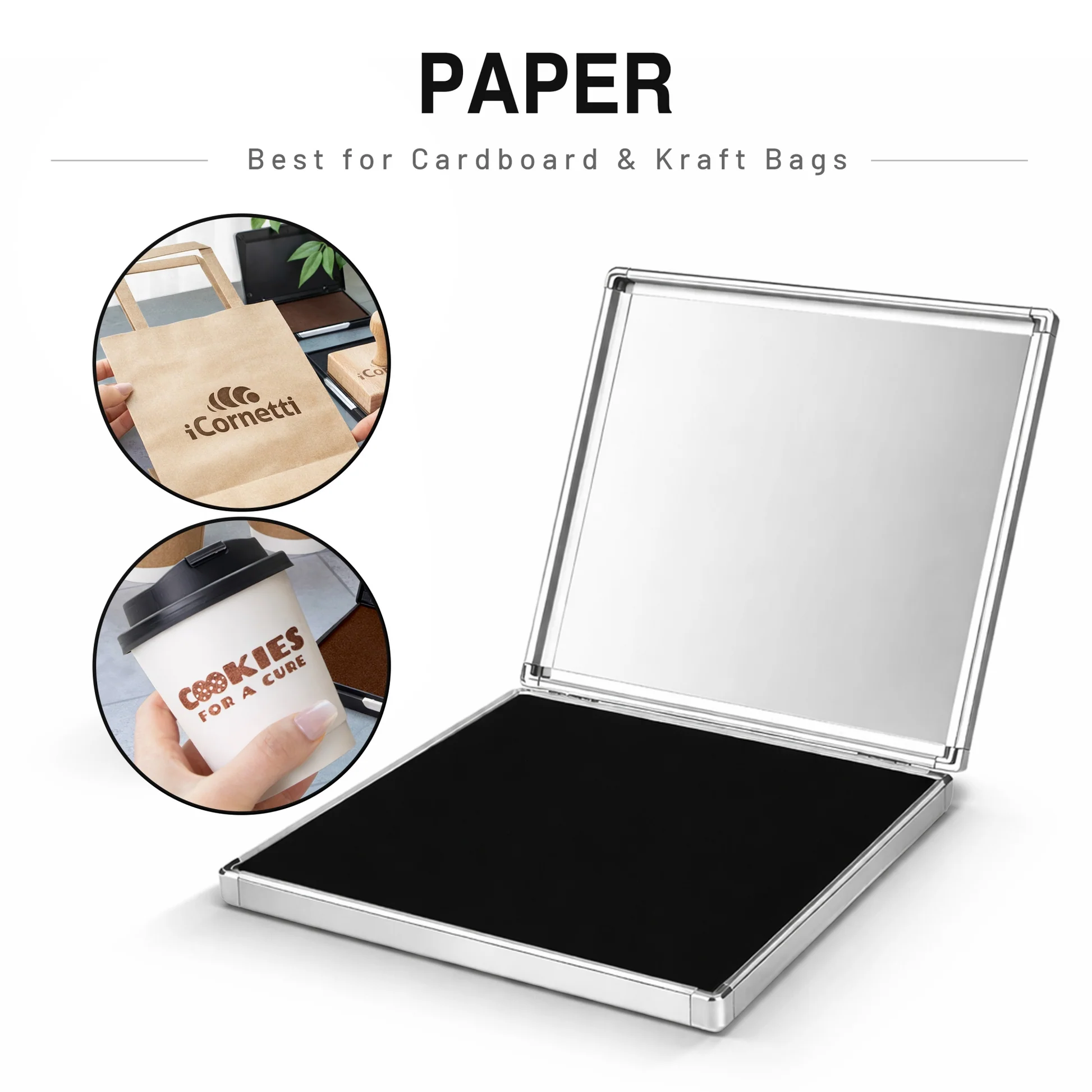 Extra Large Quick-Dry Multi-Color Ink Pad with Metal Case Extra Large Quick Dry Multi Color Ink Pad With Metal Case25 2000