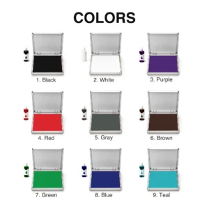 Extra Large Quick-Dry Multi-Color Ink Pad with Metal Case Extra Large Quick Dry Multi Color Ink Pad With Metal Case41 2000