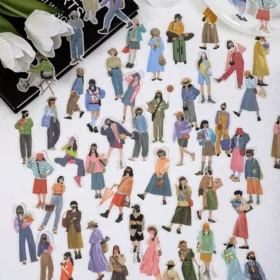Fashion Girl People Theme Washi Sticker