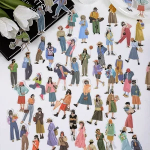Fashion Girl People Theme Washi Sticker 6