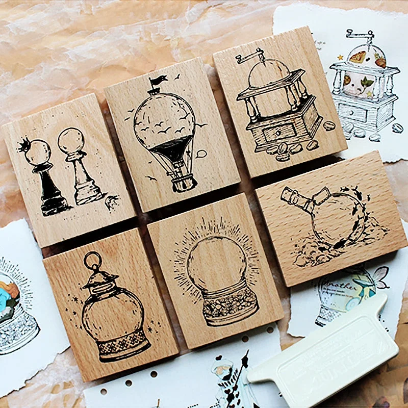 Flying House Series Rubber Stamp 8 Flying House Series Rubber Stamp 8