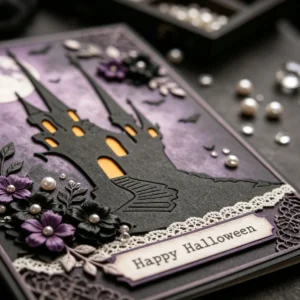 Halloween Castle Metal Die Cuts 5