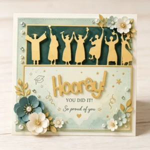 Happy Graduates Metal Die Cuts A 3