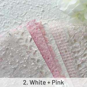 White + Pink