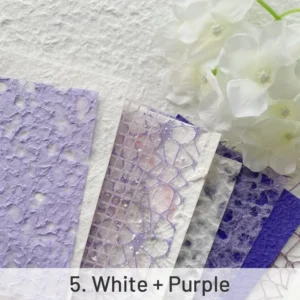 White + Purple