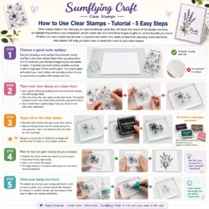 How To Use Clear Stamps Sumflying Craft