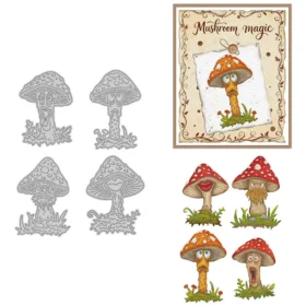 Sumflying Funny Mushroom Metal Cutting Dies