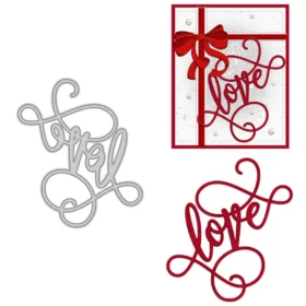 Sumflying "Love" Words Metal Cutting Dies