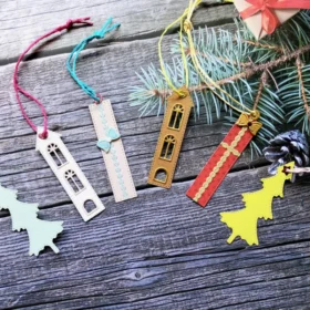 Sumflying Christmas Bookmarks Metal Cutting Dies