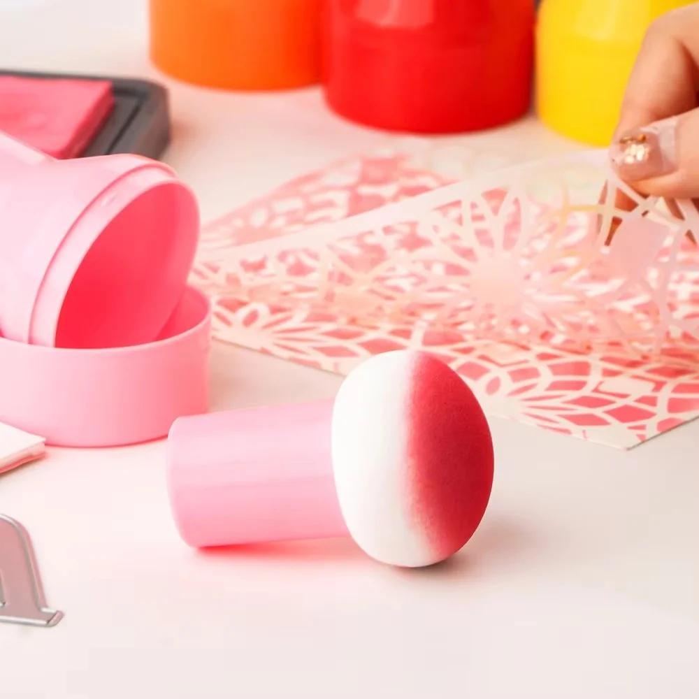 Sumflying Rainbow Paper Pouncers Set - Ink Applicator Blending Tool Paper Pouncers Ink Applicator G 1