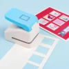 Rectangular Scalloped Edge Embossing Hole Paper Puncher 1