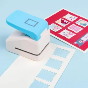 Rectangular Scalloped Edge Embossing Hole Paper Puncher 1