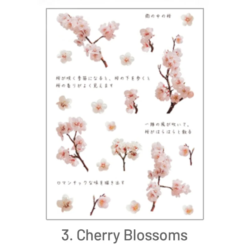 Romantic Translucent Plant Clear Transparent Sticker 3 Romantic Translucent Plant Clear Transparent Sticker 3