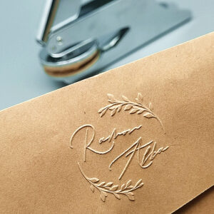 Custom Embosser Seal with Your Logo Text Views 1