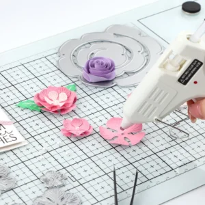 Sumflying Magnetic Glass Craft Mat Sumflying All-in-One Magnetic Glass Craft Mat for Cutting Stamping Heat Embossing and Hot Glue - image 4