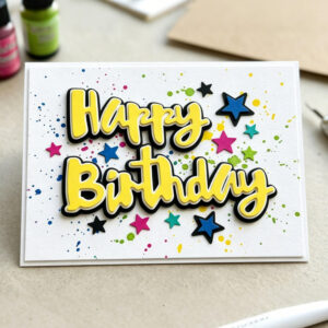 Sumflying Happy Birthday Letter Metal Cutting Dies (1)