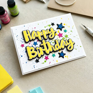 Sumflying Happy Birthday Letter Metal Cutting Dies (2)