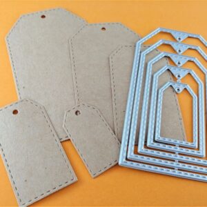 Square Label Tags Metal Cutting Dies Tag Dies The Multitool You Didn't Know You Needed