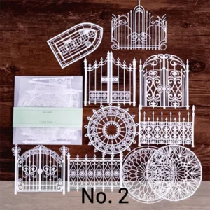 Vintage Carved Lace Scrapbook Paper Vintage Carved Lace Scrapbook Paper 5