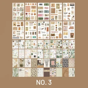Vintage Mixed Washi Sticker Scrapbook Paper Book Vintage Mixed Washi Sticker Scrapbook Paper Book 5