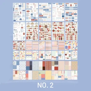 Vintage Mixed Washi Sticker Scrapbook Paper Book Vintage Mixed Washi Sticker Scrapbook Paper Book 6