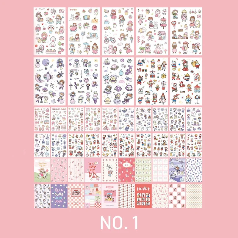 Vintage Mixed Washi Sticker Scrapbook Paper Book 7 Vintage Mixed Washi Sticker Scrapbook Paper Book 7
