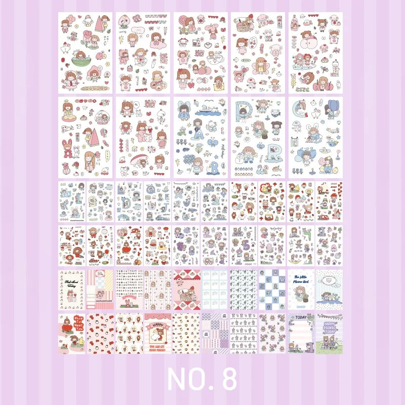 Vintage Mixed Washi Sticker Scrapbook Paper Book Vintage Mixed Washi Sticker Scrapbook Paper Book
