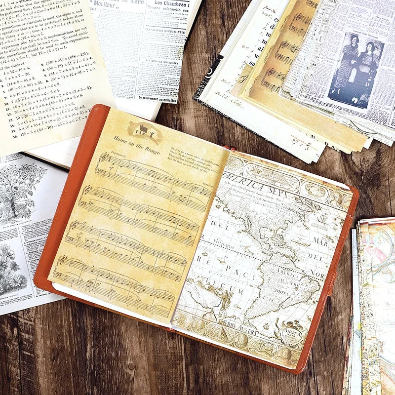 Vintage Old Book Pages Text Scrapbook Paper 8 Vintage Old Book Pages Text Scrapbook Paper 8