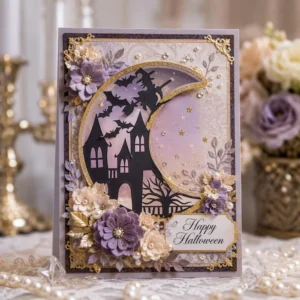 Witch Castle Crescent Moon Cutting Dies 3