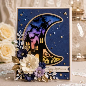 Witch Castle Crescent Moon Cutting Dies