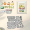 A Basket Of Pumpkins Metal Cutting Dies 1 00