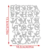 A-Z Alphabets with Love main product photo | word metal cutting dies