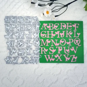 A-Z Alphabets with Love product detail photo | word metal cutting dies
