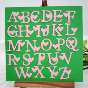 A-Z Alphabets with Love product photo 5 | word metal cutting dies