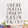 A-Z English Alphabet Stamp Set - main product photo | clear stamp
