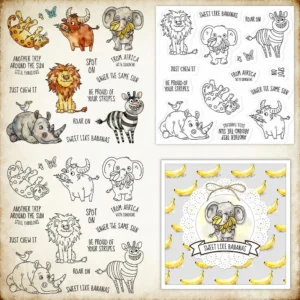 African Animals Clear Stamps 00