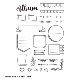 Album Borders Stamp Set