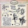 Alice in Wonderland Clear Silicone Stamps - Characters, Text - main product photo | clear stamp