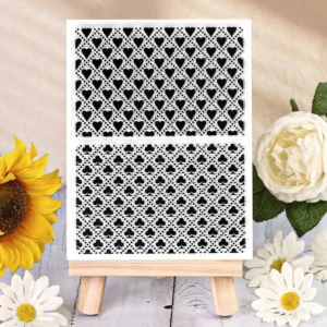 Alice in Wonderland Hearts and Plums Clear Silicone Stamps - main product photo | clear stamp