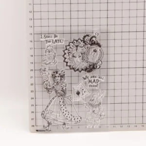 Alice with Animals Stamp Set - lifestyle photo | clear stamp