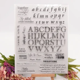 Alphabet Letter Stamp Set