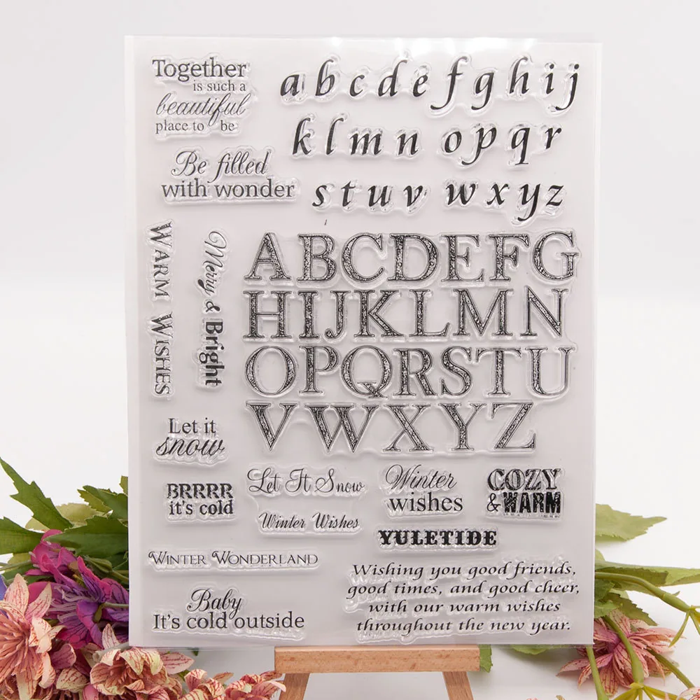 alphabet-letter-stamp-set-1 Alphabet Letter Stamp Set - main product photo | clear stamp