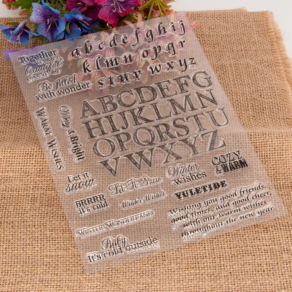 alphabet-letter-stamp-set-2 Alphabet Letter Stamp Set - detail view | clear stamp